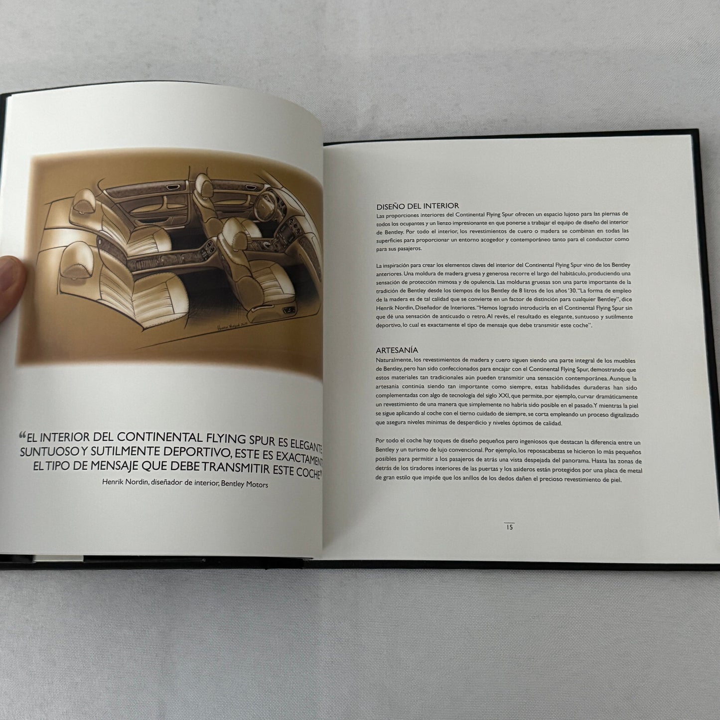 Bentley Continental Flying Spur Car Press Kit Brochure Book with CD SPANISH