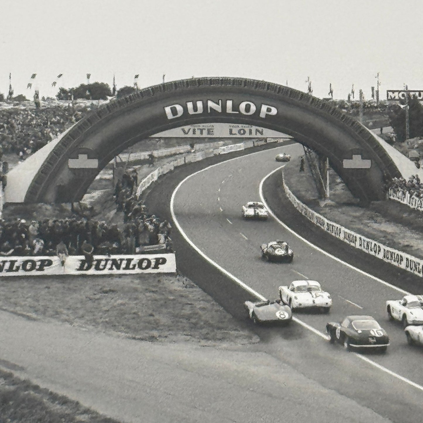 1960 LeMans Racing Photo Photograph Vintage Image Modern Print