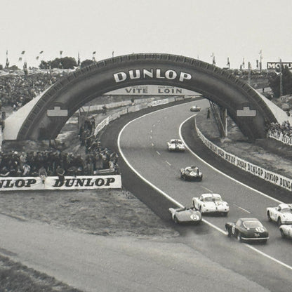 1960 LeMans Racing Photo Photograph Vintage Image Modern Print