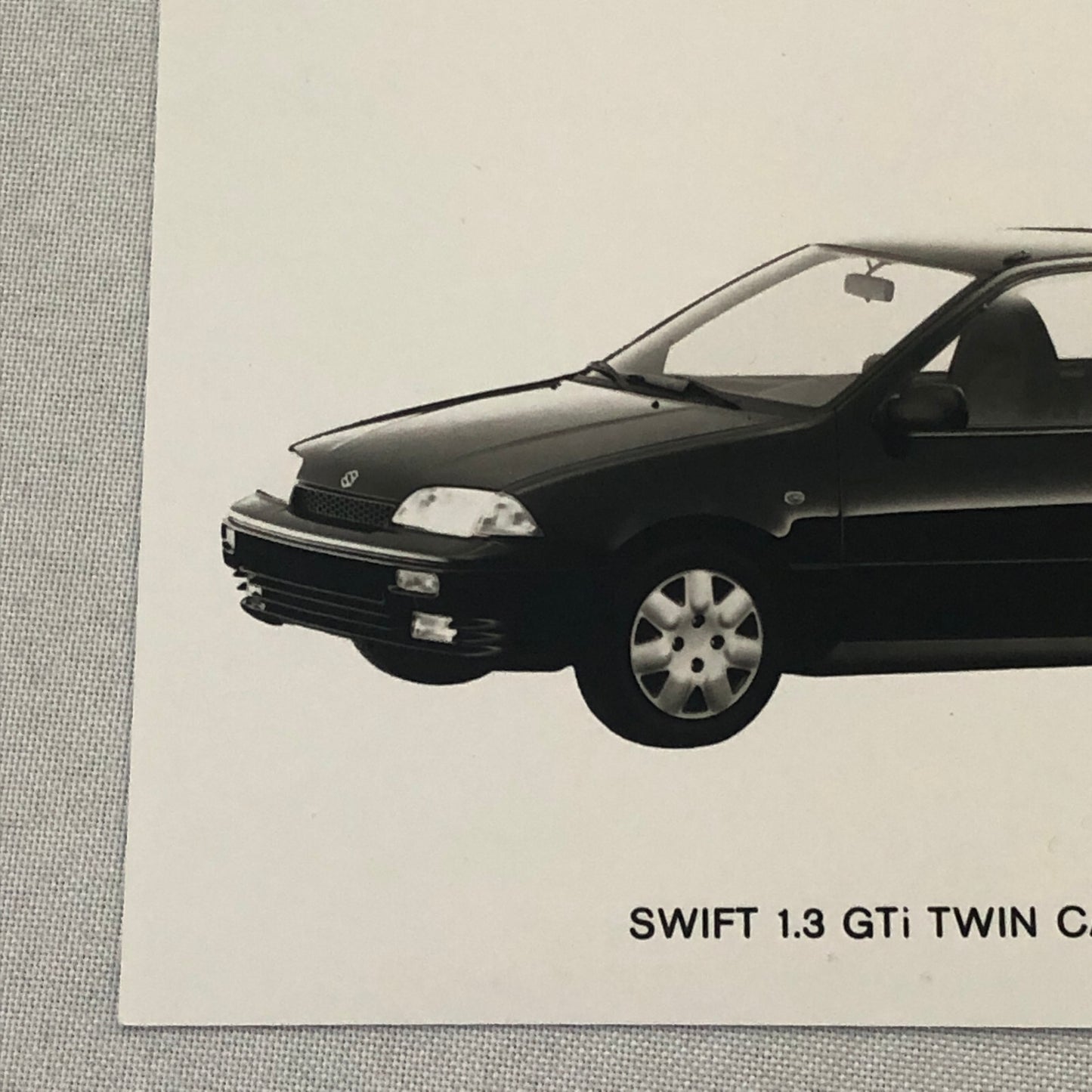 Suzuki Swift GTi Car Factory Press Photo Photograph 1.3 Twin Cam 16V