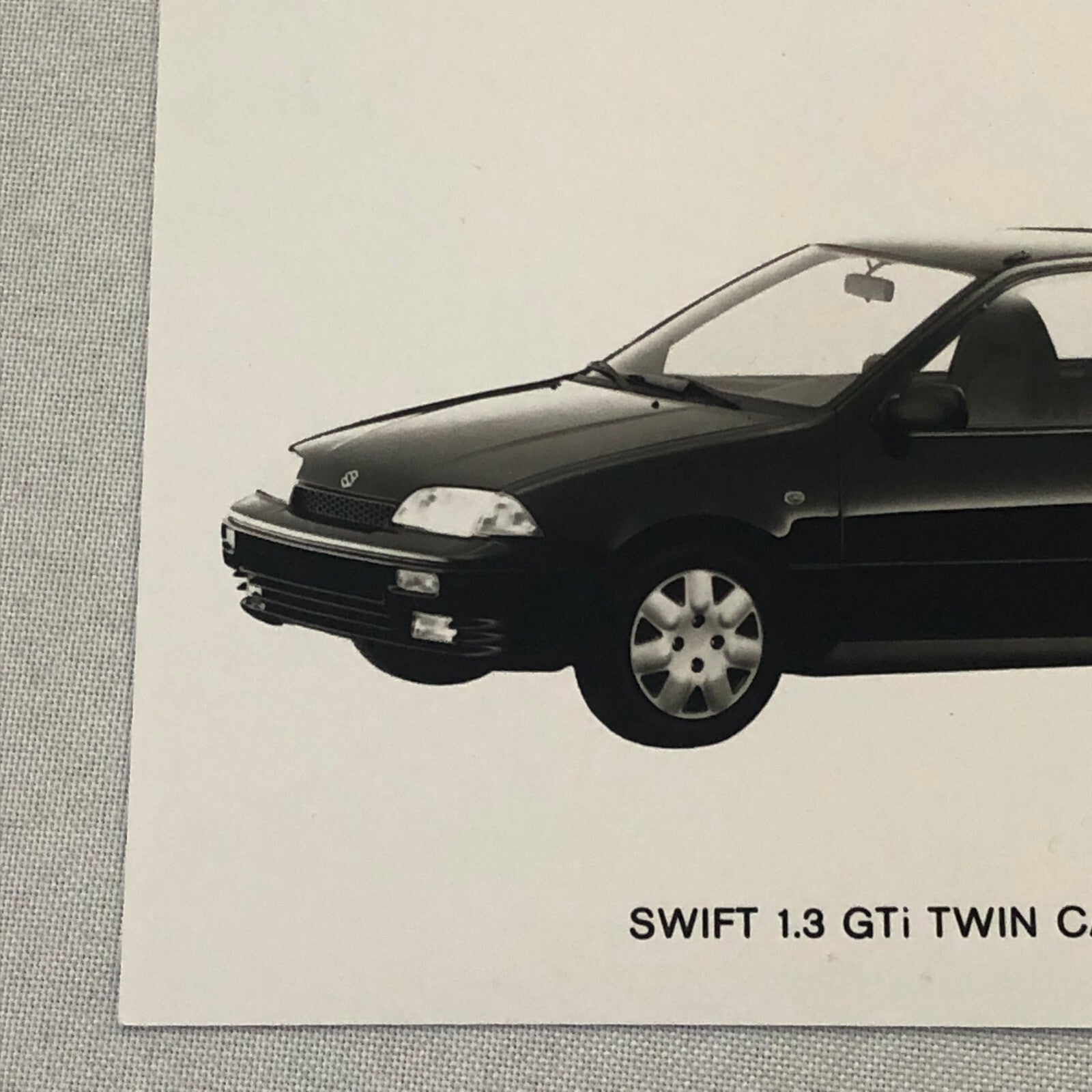 Suzuki Swift GTi Car Factory Press Photo Photograph 1.3 Twin Cam 16V