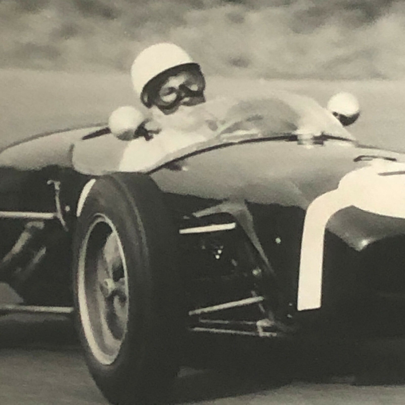 Vintage Racing Photo Photograph Stirling Moss Lotus 18 Climax Car 1960