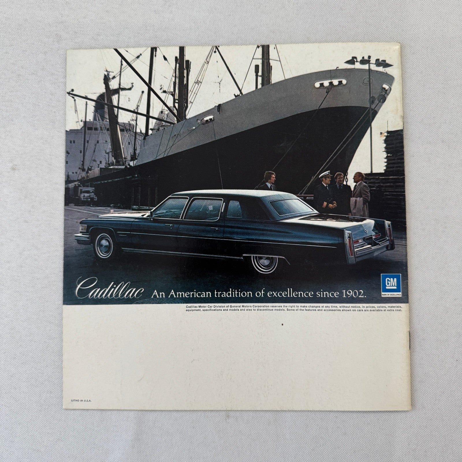 1976 Cadillac Car Sales Brochure Catalog Coupe deVille Seville Eldorado Brougham