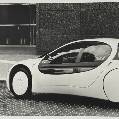 General Motors GM Ultralite Concept Car Prototype Press Photo Photograph Europe