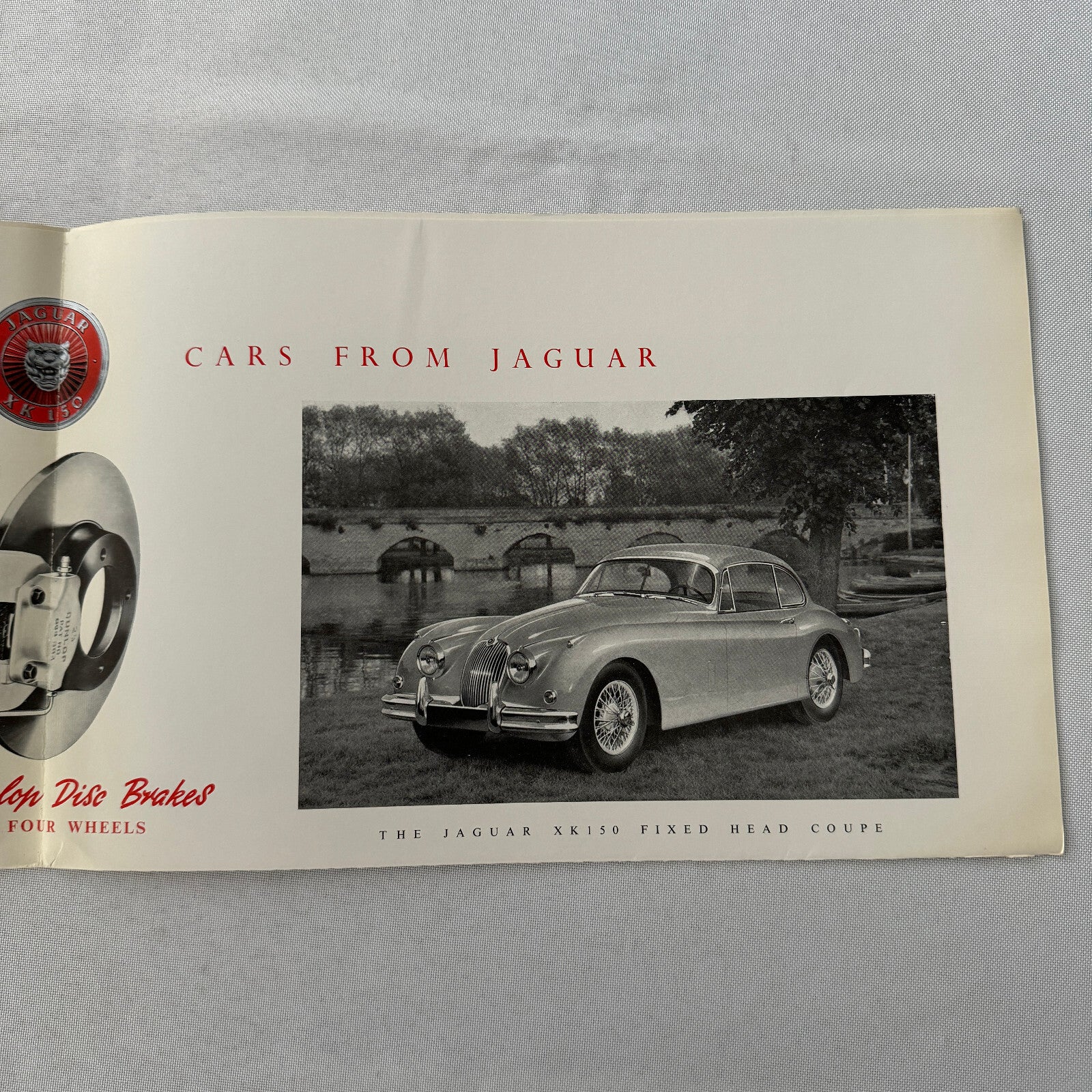 Jaguar XK150 Drophead Convertible and Fixed Head Coupe Sales Brochure Catalog