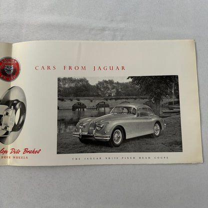Jaguar XK150 Drophead Convertible and Fixed Head Coupe Sales Brochure Catalog