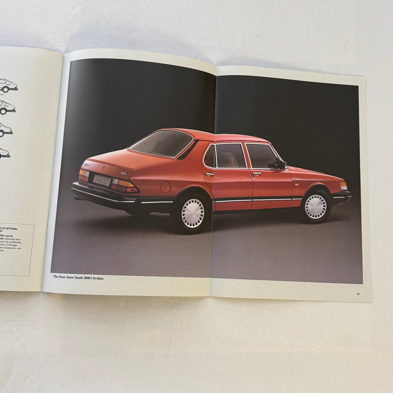 Vintage Saab 900 900i Car Sales Brochure Catalog Saab 1986 1987