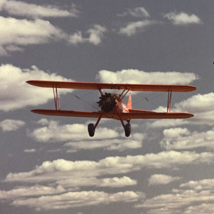 Vintage Aircraft Airshow Photo Large Aviation Photograph Aviation 1970s 1980s