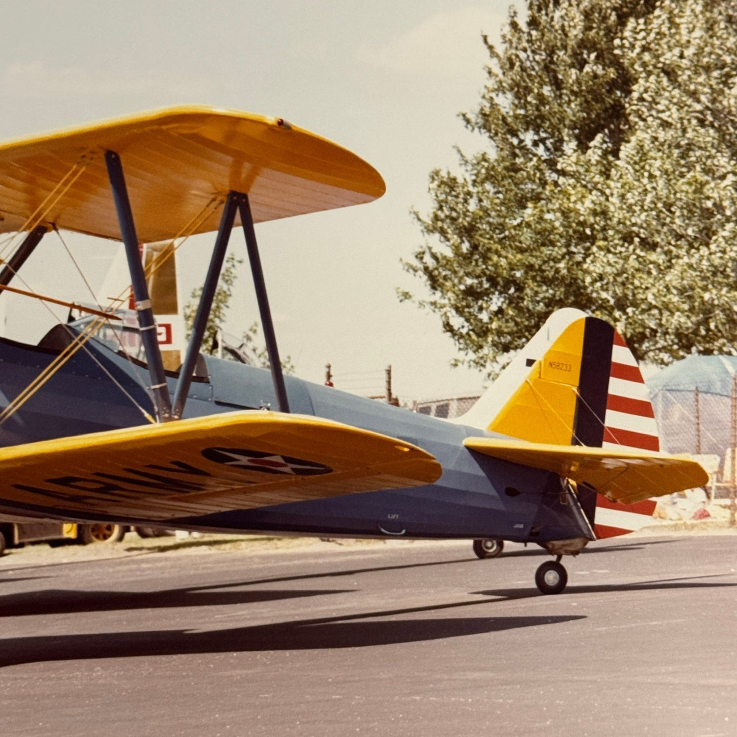 Vintage US Army Aircraft Airshow Photo Large Aviation Photograph Military
