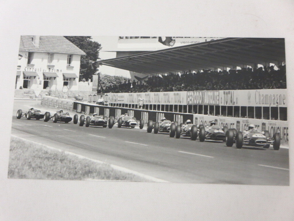 Vintage 1960s Grand Prix Racing Photo Photograph Image - Jos Reinhard 