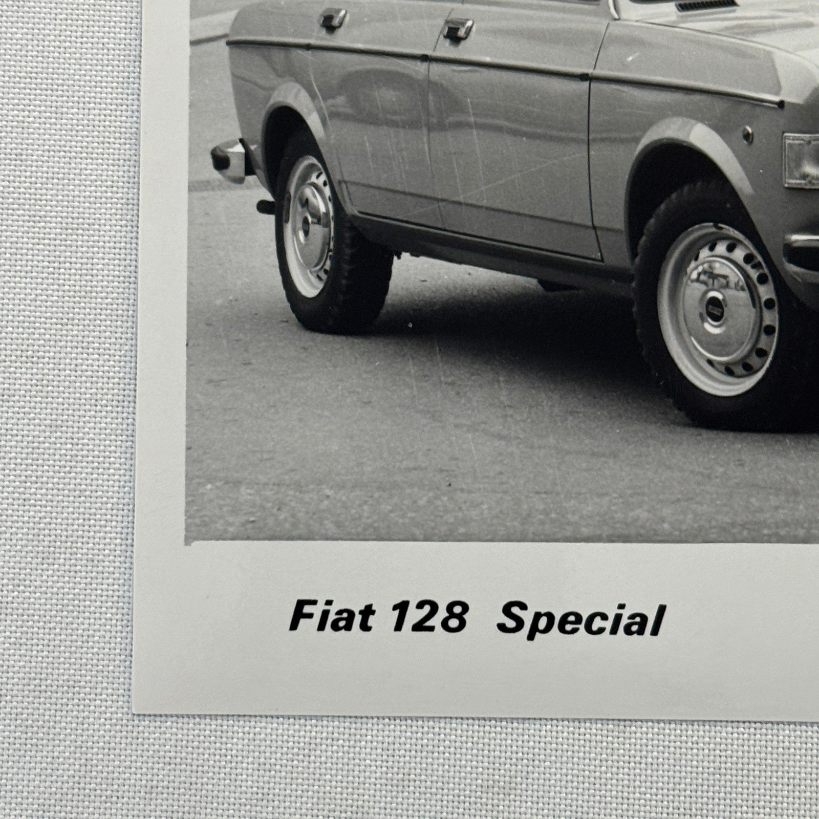 Fiat 128 Special Car Factory Press Photo Photograph Print Vintage 1976