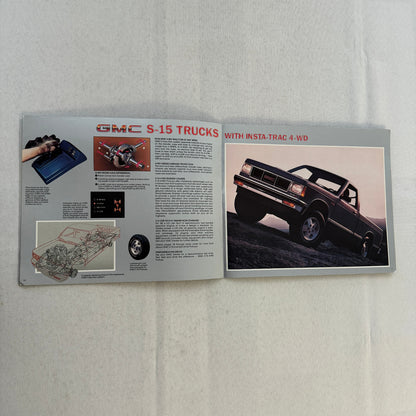 1985 GMC S-15 Pickup S15 Pickup Truck Sales Brochure Catalog Advertising