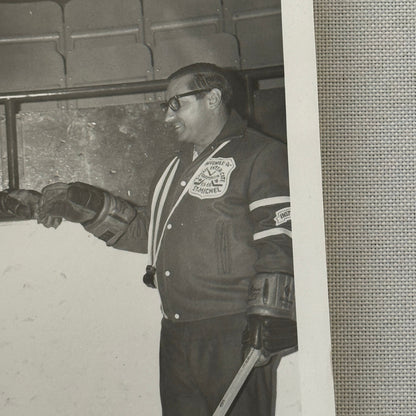 Vintage Hockey Game Photo Photograph Quebec Amateur Players