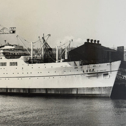 Vintage Ship Boat Photo Photograph Print Canadian Pacific Epress of England