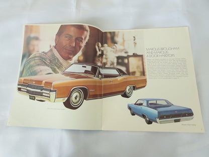1970 Mercury Sales Brochure Catalog Marquis Marauder Monterey