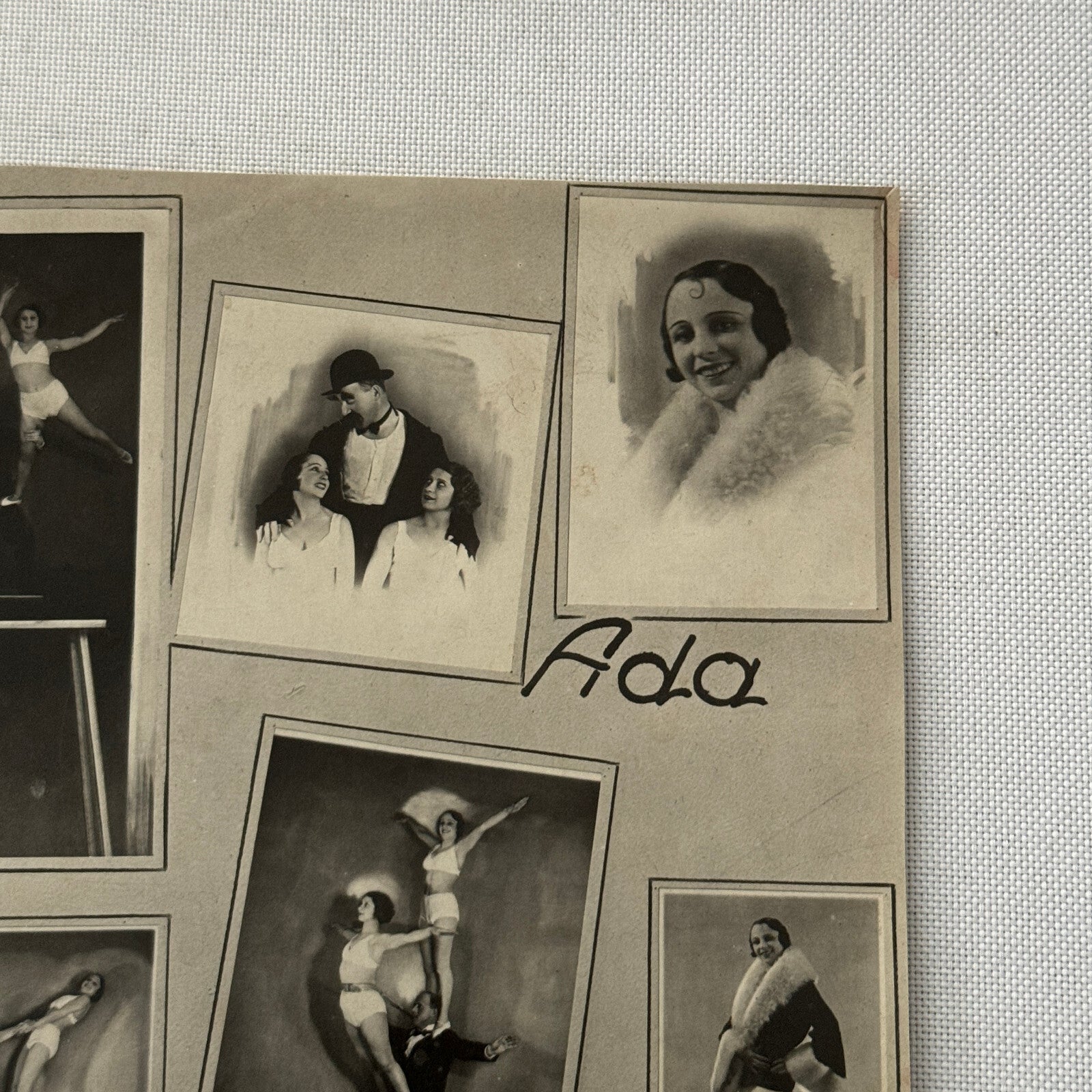 Vintage Circus Acrobat Clown Balancing Act Performer Photo Photograph E Gallai