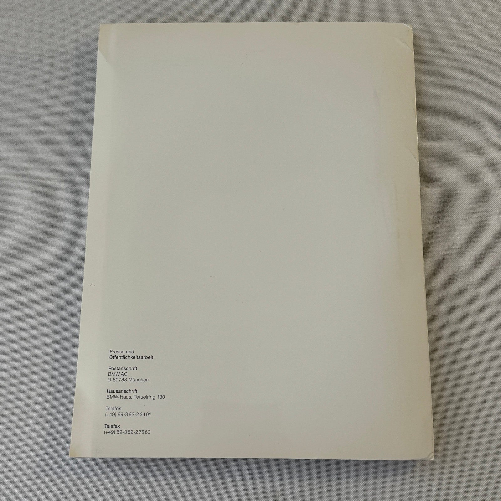 1999 BMW V12 LMR LeMans Racing Press Kit Brochure Photos GERMAN Jenny Holzer Art