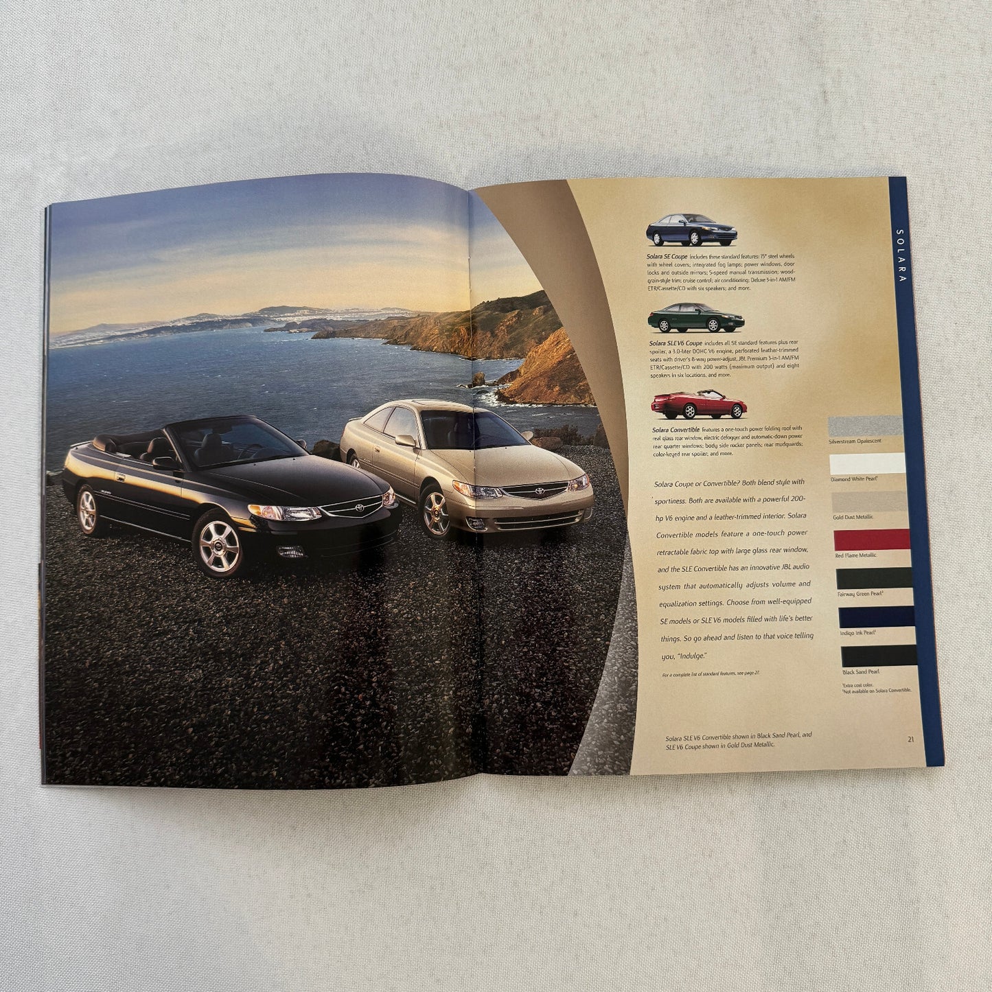 2001 Toyota Sales Brochure Catalog Tacoma Pickup Echo Celica MR2 Rav4 4Runner +