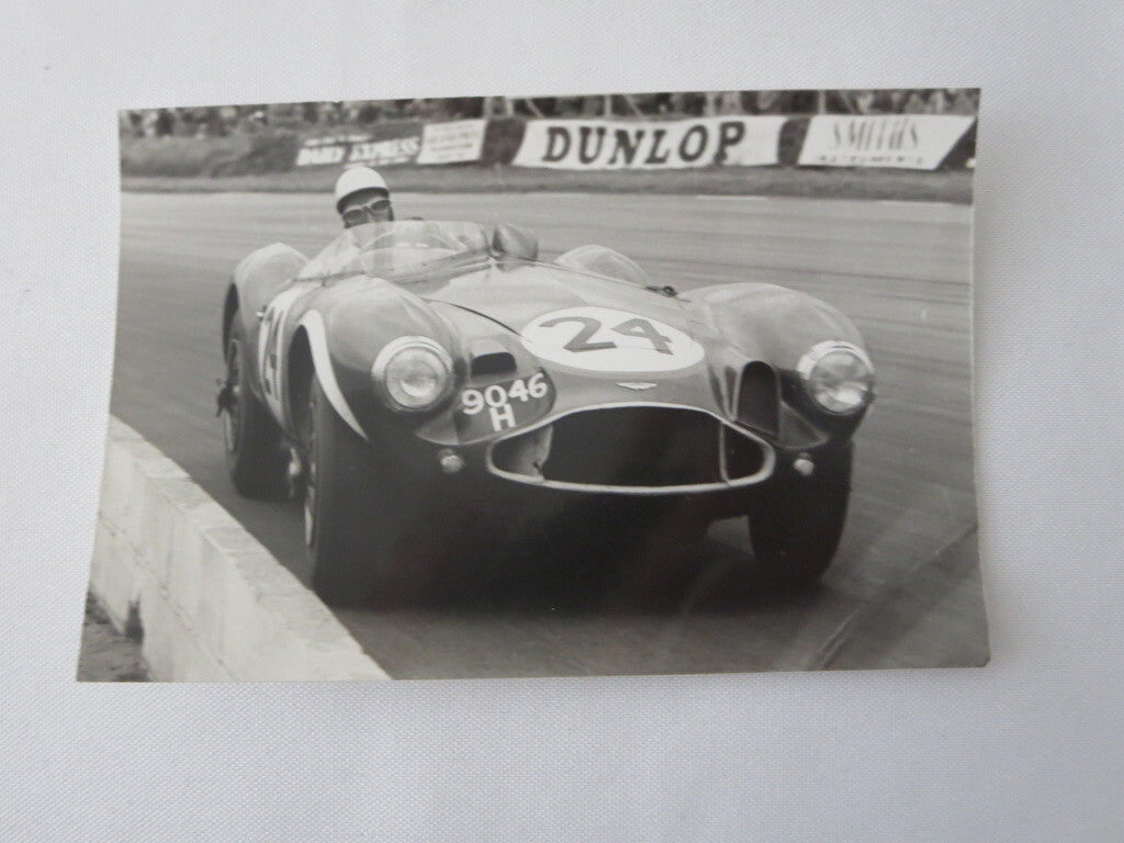 Vintage Racing Car Driver Photograph Photo Image - Stirling Moss Aston Martin ? 