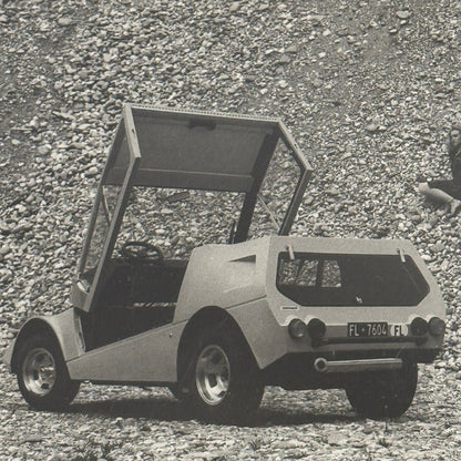 Vintage Kit Car Photo Photograph Volkswagen Chassis Unidentified