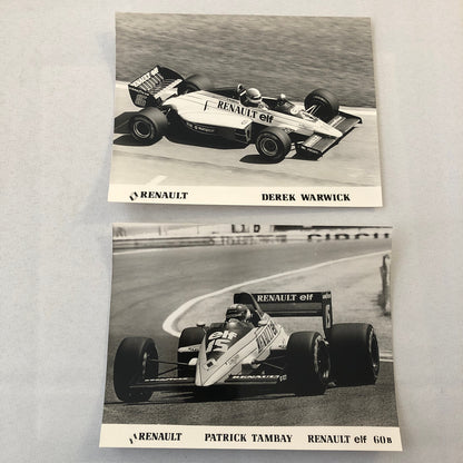 1985 Renault F1 Press Kit ELF Formula One Patrick Tambay Derek Warwick Team