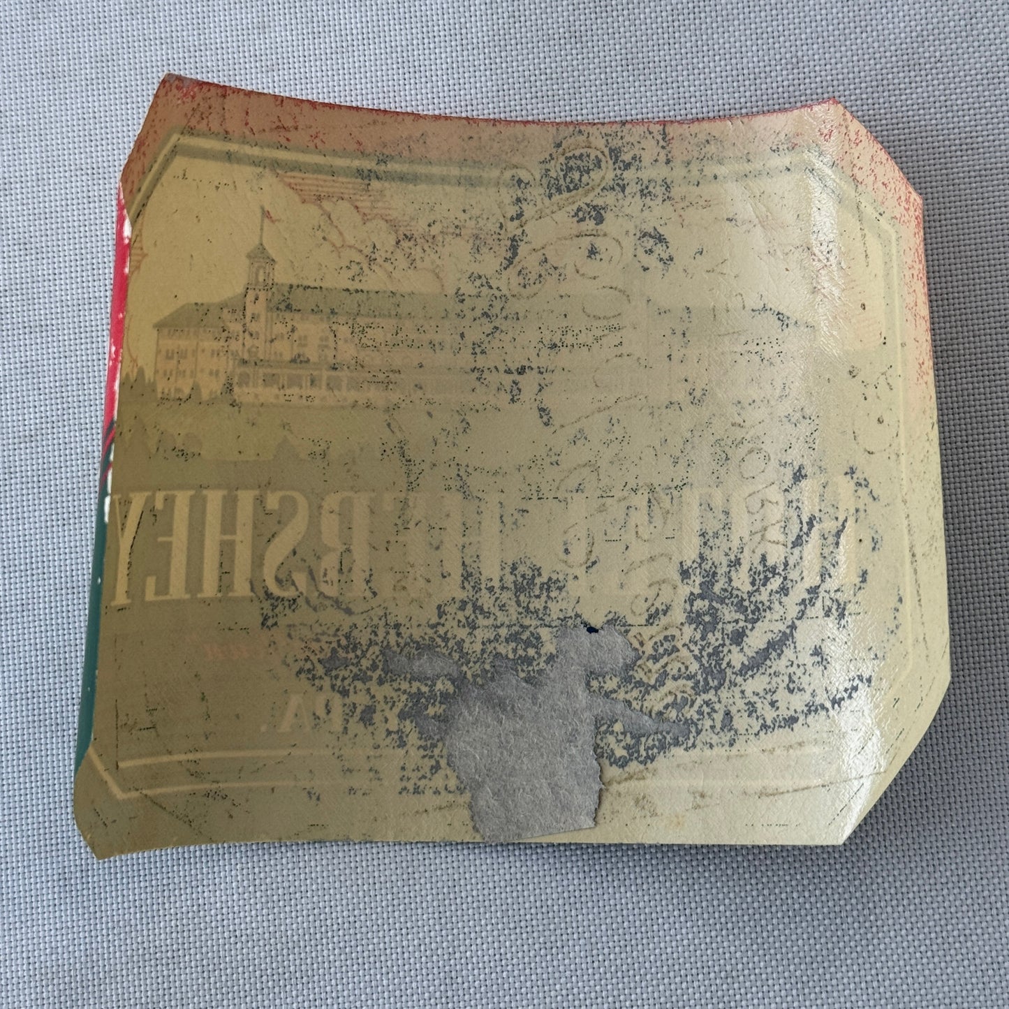 Vintage Hotel Travel Luggage Label Hotel Hershey PA Pennsylvania Chocolate