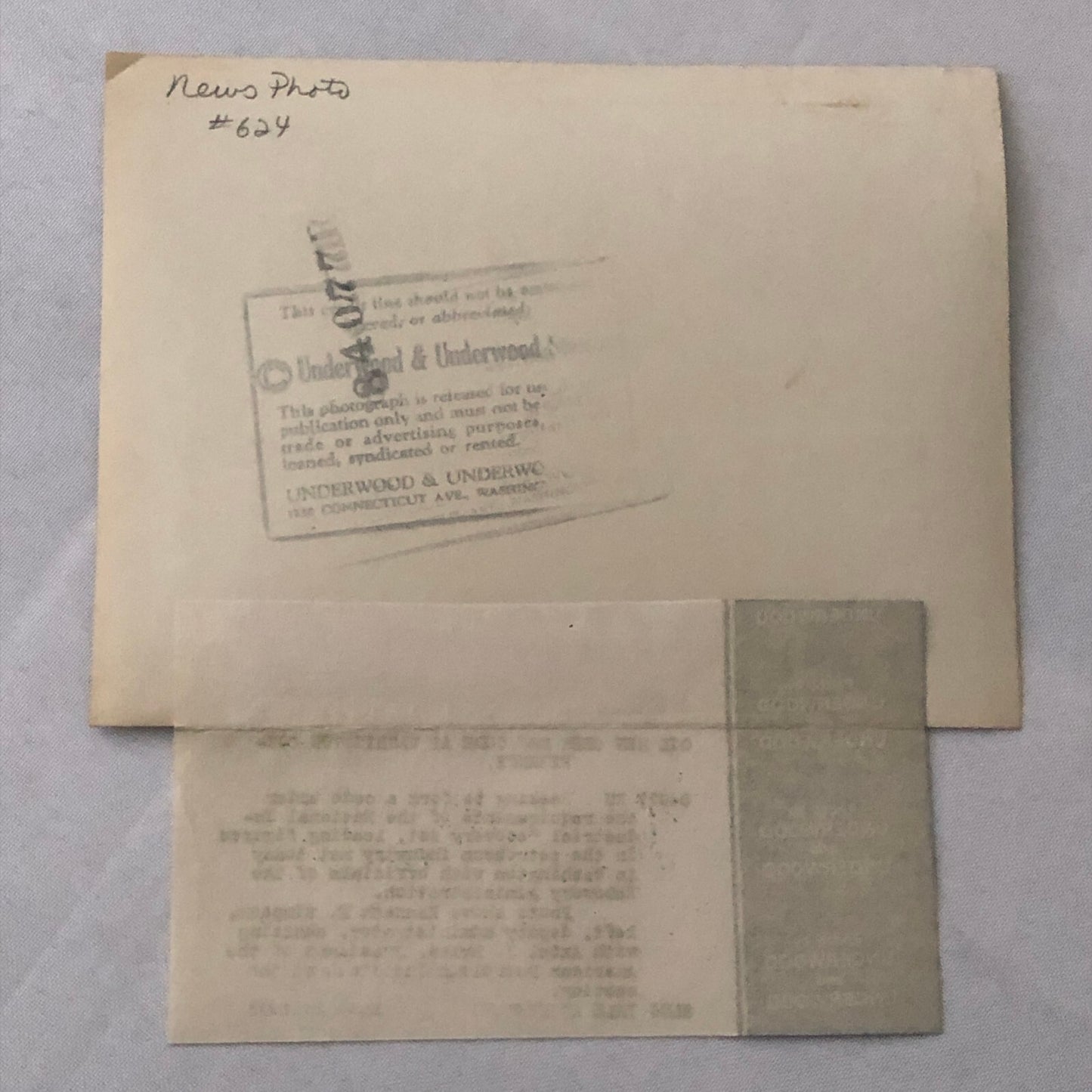 Press Photo Photograph NRA National Recovery Administration 1933 Petroleum
