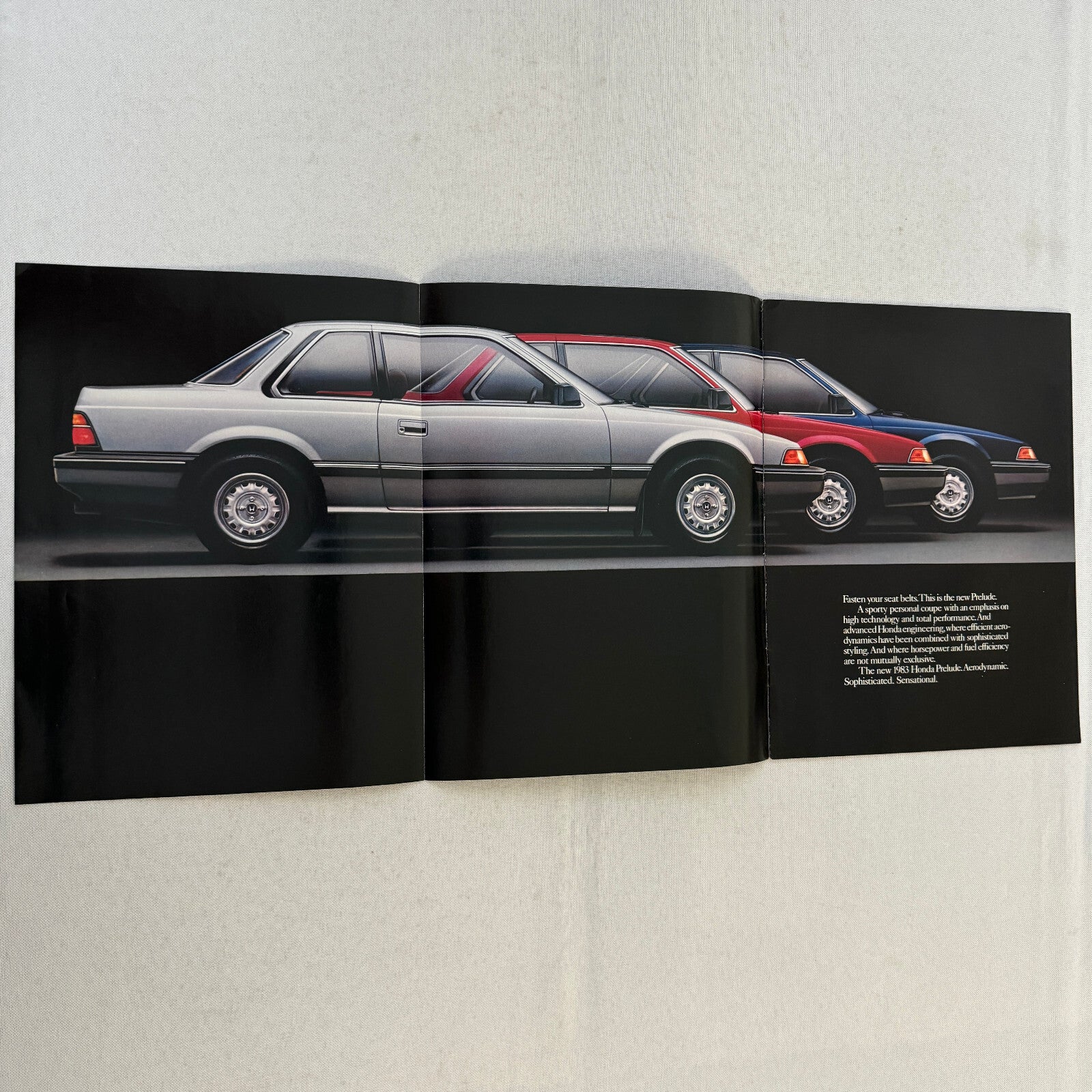 1983 Honda Prelude Car Sales Brochure Catalog Advertising