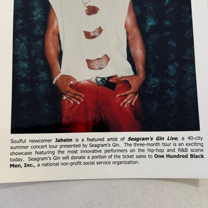 Jaheim Publicity Press Photo Photograph Artist R&B