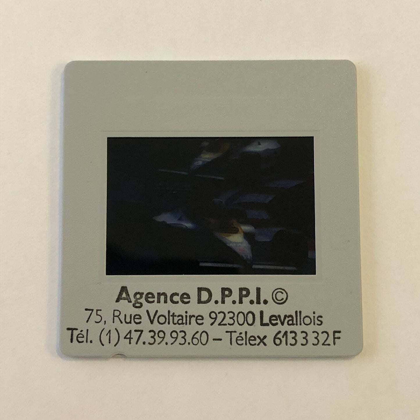 Williams Honda 1985 Nigel Mansell + DPPI 35MM Press Photo Slide Honda F1 Racing 