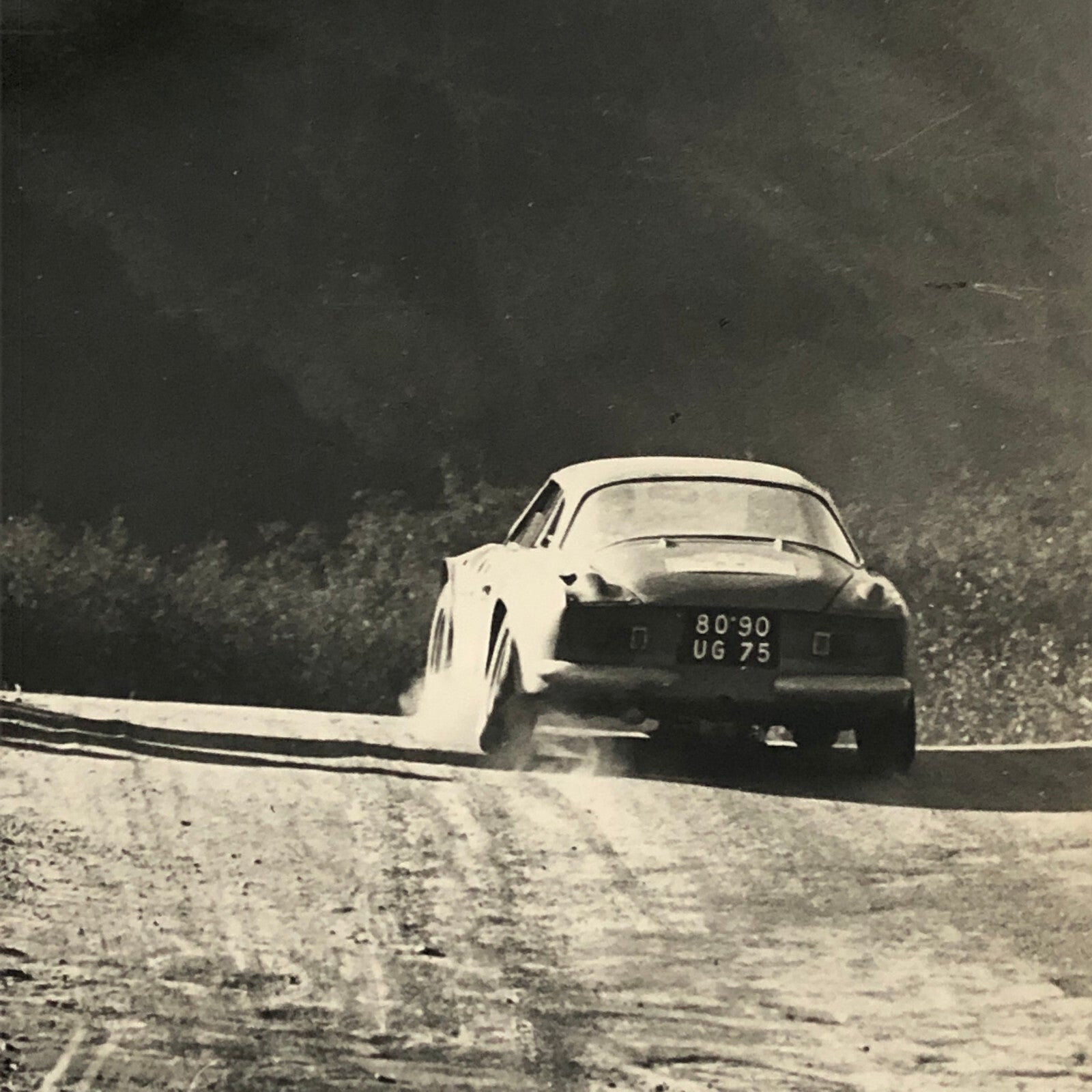 Vintage Renault Alpine Racing Car Press Photo Photograph Print 