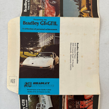 Bradley GT GTII Sports Car Brochure Request Envelope Mailer Advertising