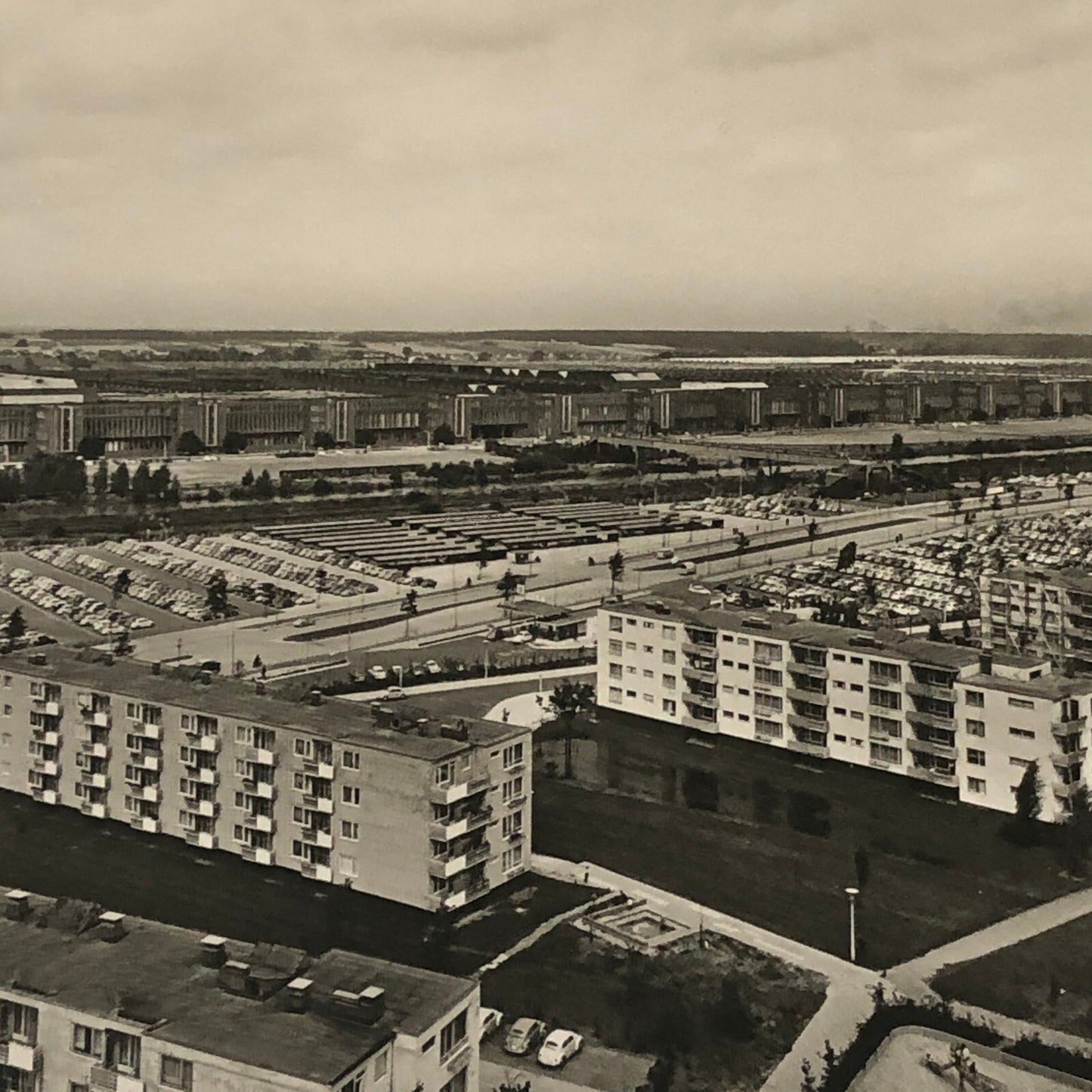 Volkswagen VW Factory Press Photo Photograph Print 1961