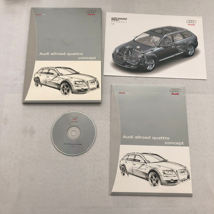 Audi Allroad Quattro Station Wagon Concept Car Press Kit Photo CD GERMAN Text