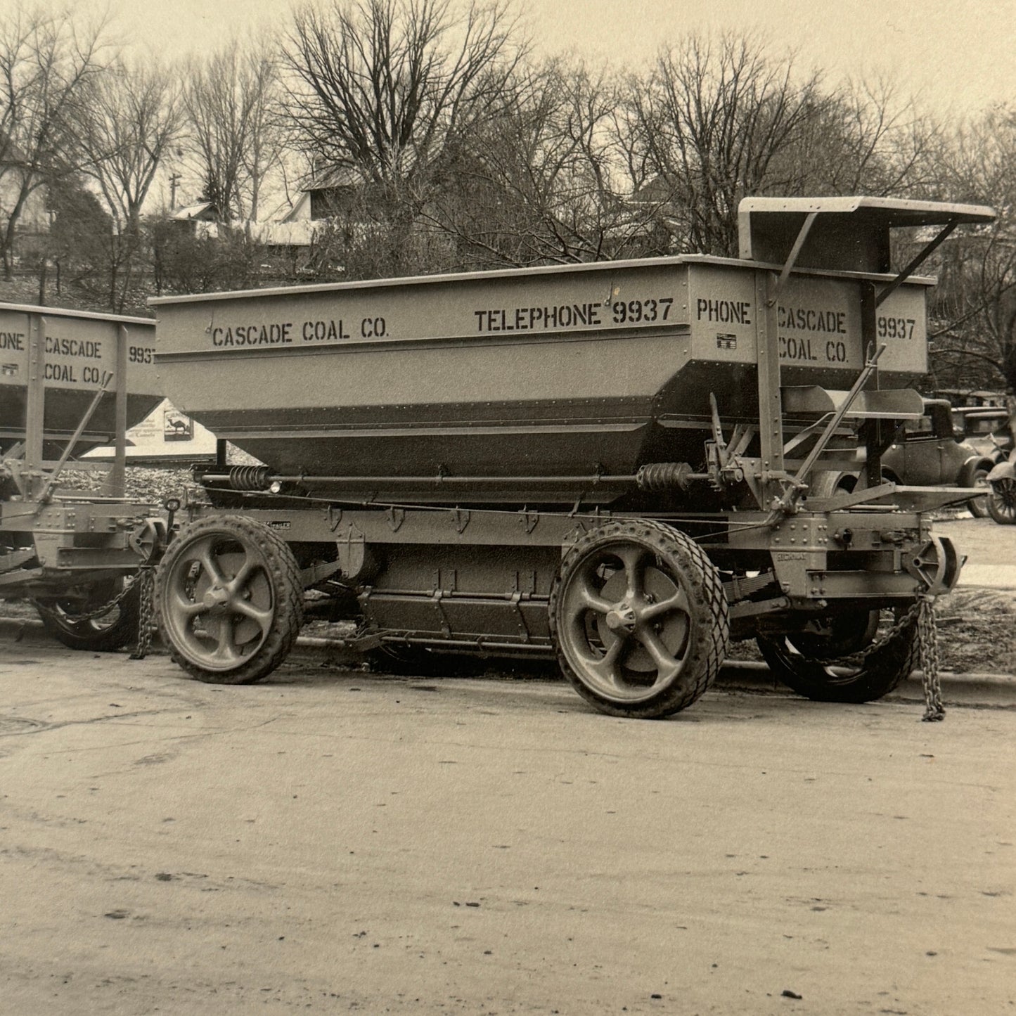 Vintage Highway Trailer Company Early Truck Photo Photograph