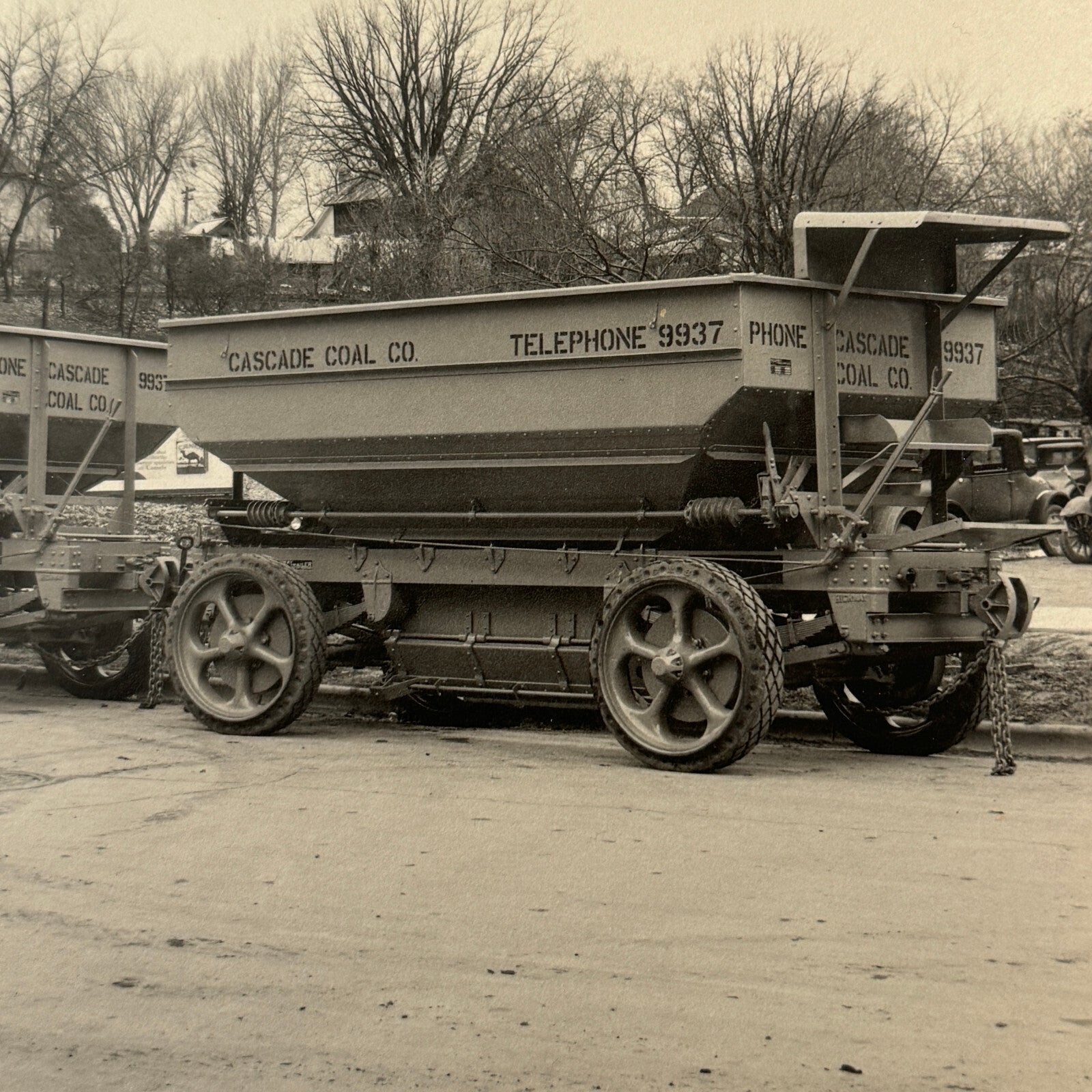 Vintage Highway Trailer Company Early Truck Photo Photograph
