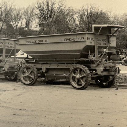 Vintage Highway Trailer Company Early Truck Photo Photograph