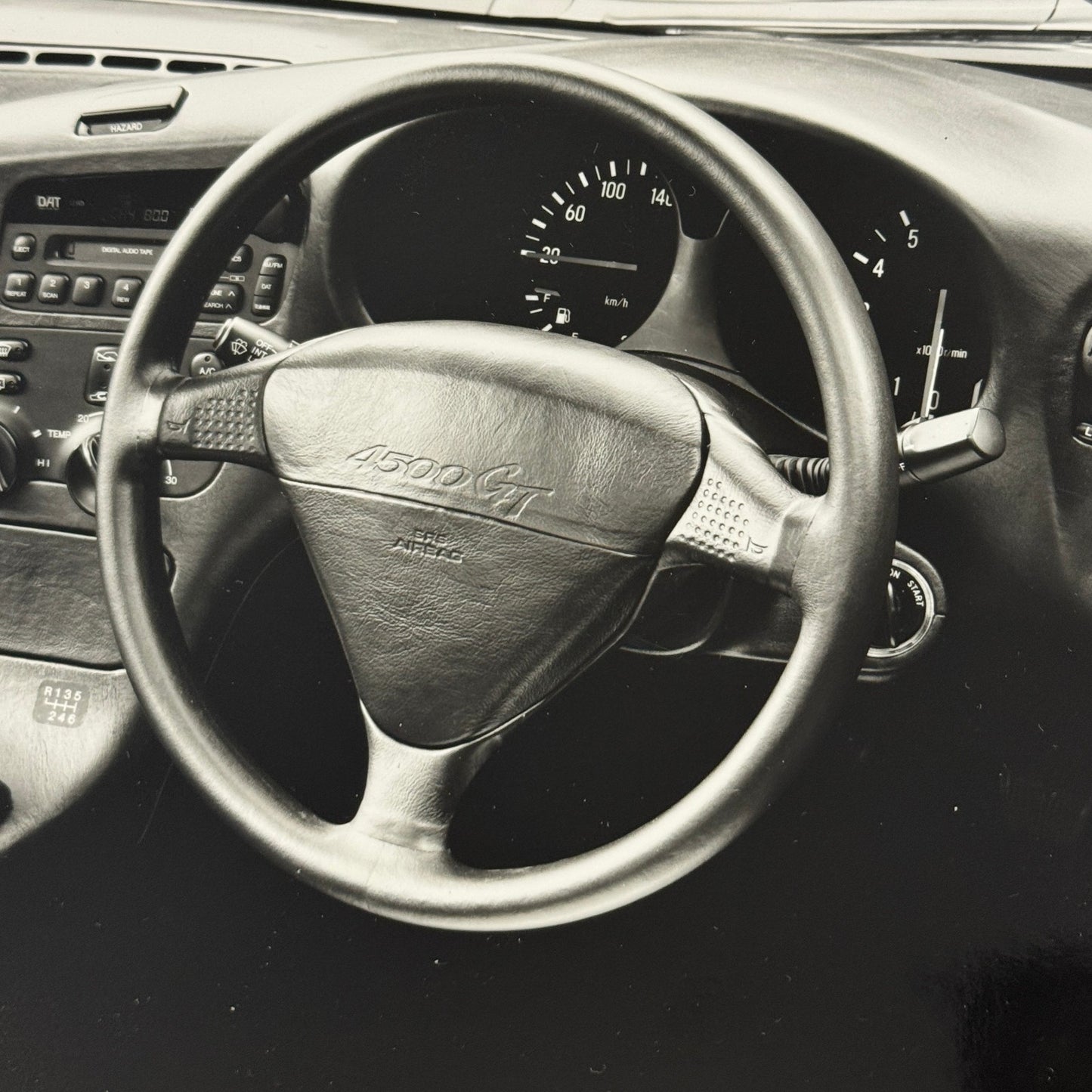 1989 Toyota Concept Car Photo Photograph Print Lot 2x Toyota 4500 GT