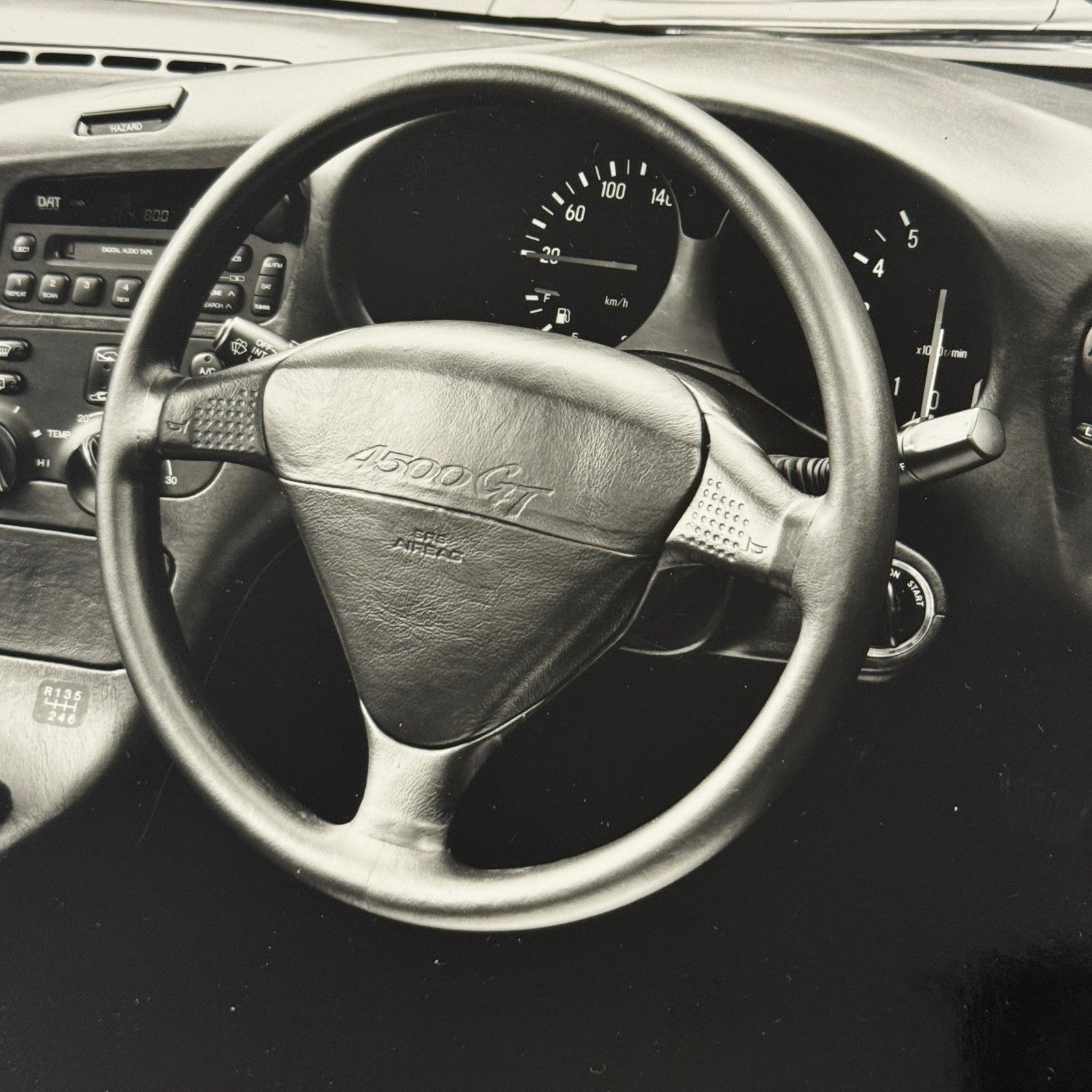 1989 Toyota Concept Car Photo Photograph Print Lot 2x Toyota 4500 GT