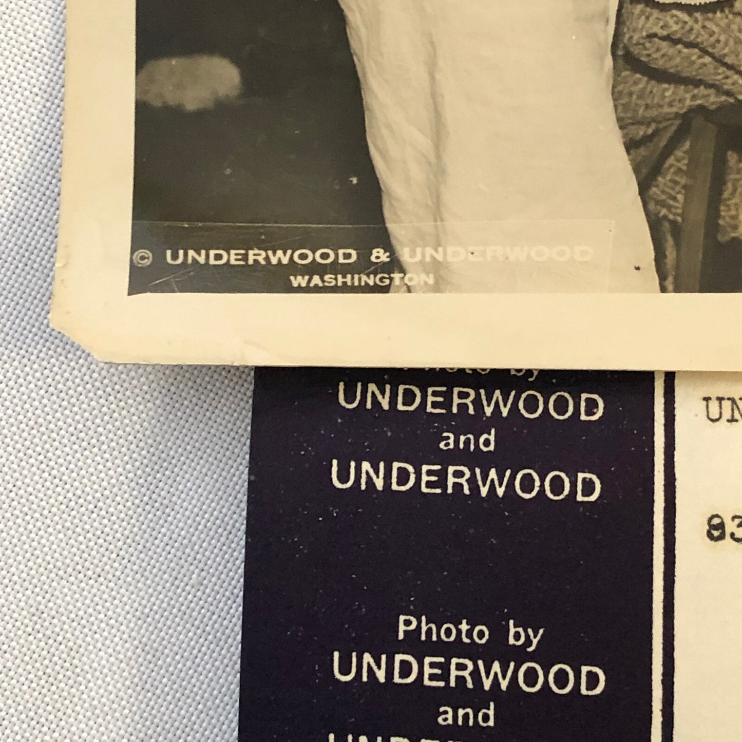 Press Photograph Photo Testing Made in America Cotton Packaging 1933 Underwood
