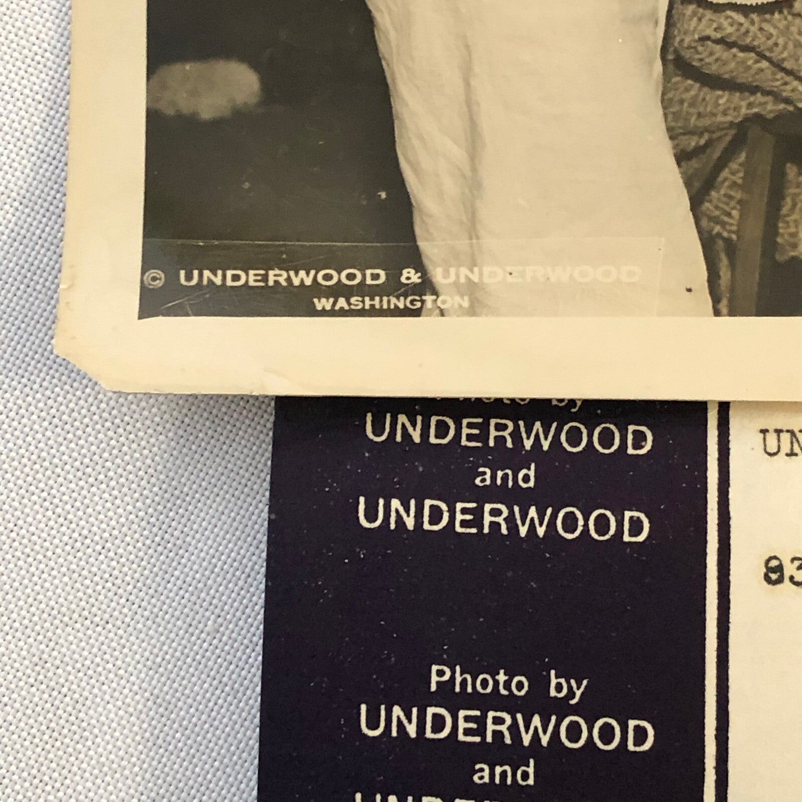Press Photograph Photo Testing Made in America Cotton Packaging 1933 Underwood
