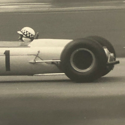 Vintage Racing Car Photo Photograph Print - Innes Ireland Driver 
