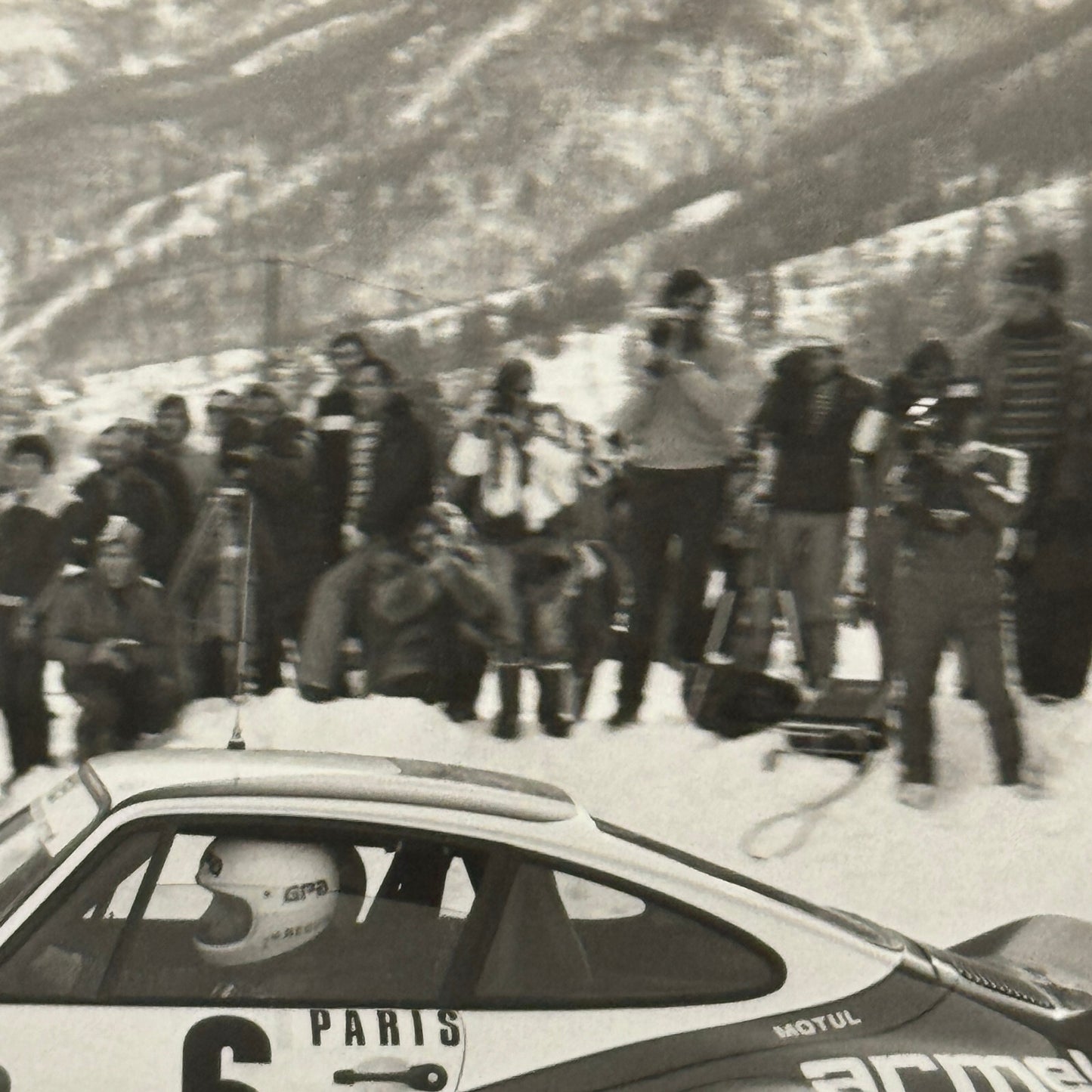 Porsche 911 Carrera 1980 Rallye Monte Carlo Press Photo Photograph DPPI Rally
