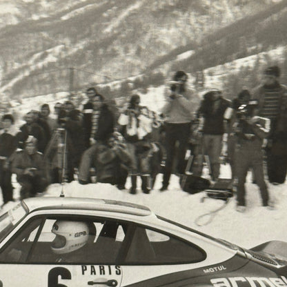 Porsche 911 Carrera 1980 Rallye Monte Carlo Press Photo Photograph DPPI Rally