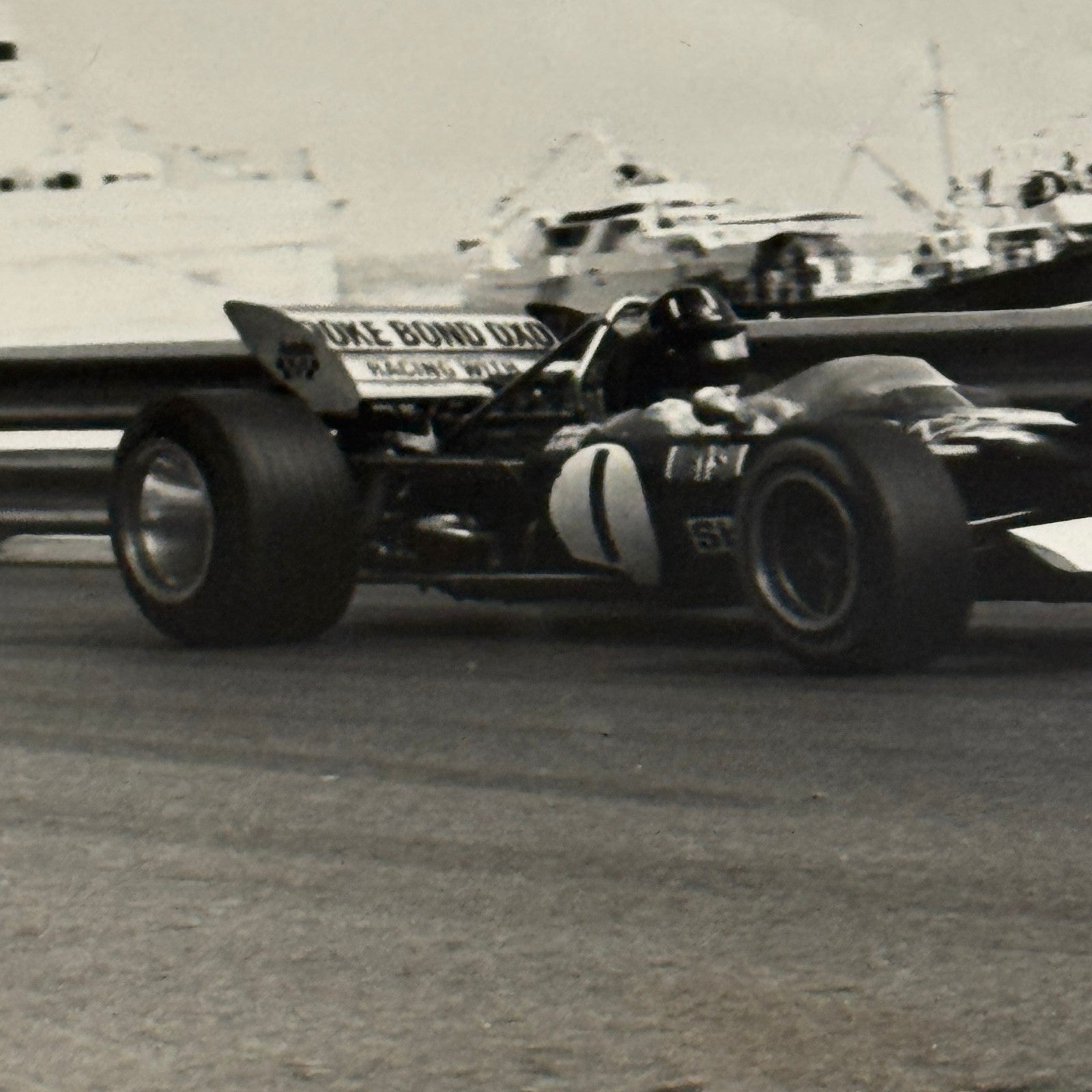 Vintage Racing Photo Lotus Ford 1970 Monaco Grand Prix Race F1 Graham Hill