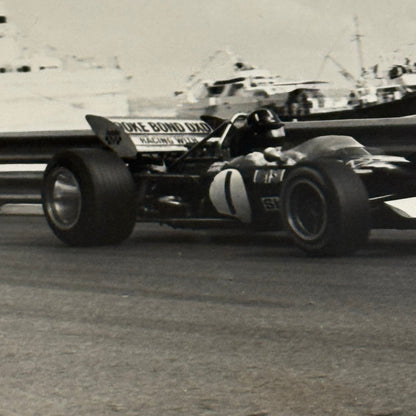 Vintage Racing Photo Lotus Ford 1970 Monaco Grand Prix Race F1 Graham Hill