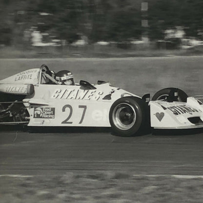 Vintage 1976 Formula 2 F2 Nogaro Grand Prix Racing Photo Photograph Chevron Car 