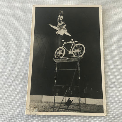 Circus Performer with Bicycle Balancing Act Postcard Post Card Lot of 6x