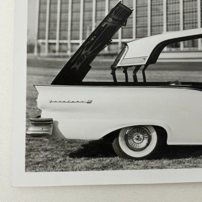 1957 Ford Fairlane Sunliner Convertible Car Photo Photograph Modern Print