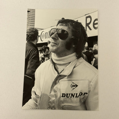 Vintage Racing Photo 1970 German Grand Prix Driver Jackie Stewart Motorsport